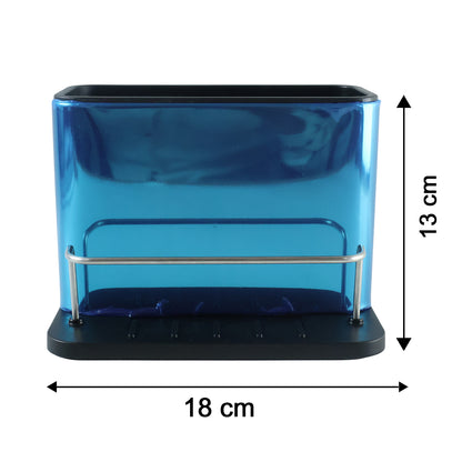 Stainless Steel Sink Caddy Organizer Rack Holder Kitchen Sponge Stand (1 Pc)