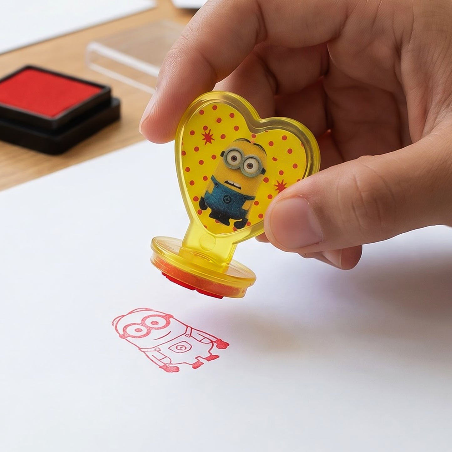 Kids Reward Stamps – Motivational Heart Set (6 Pcs) | Play Mancer