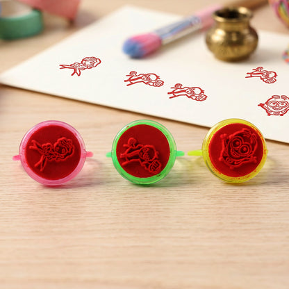 Kids Reward Stamps – Motivational Heart Set (6 Pcs) | Play Mancer