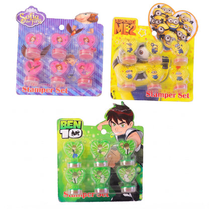 Kids Reward Stamps – Motivational Heart Set (6 Pcs) | Play Mancer