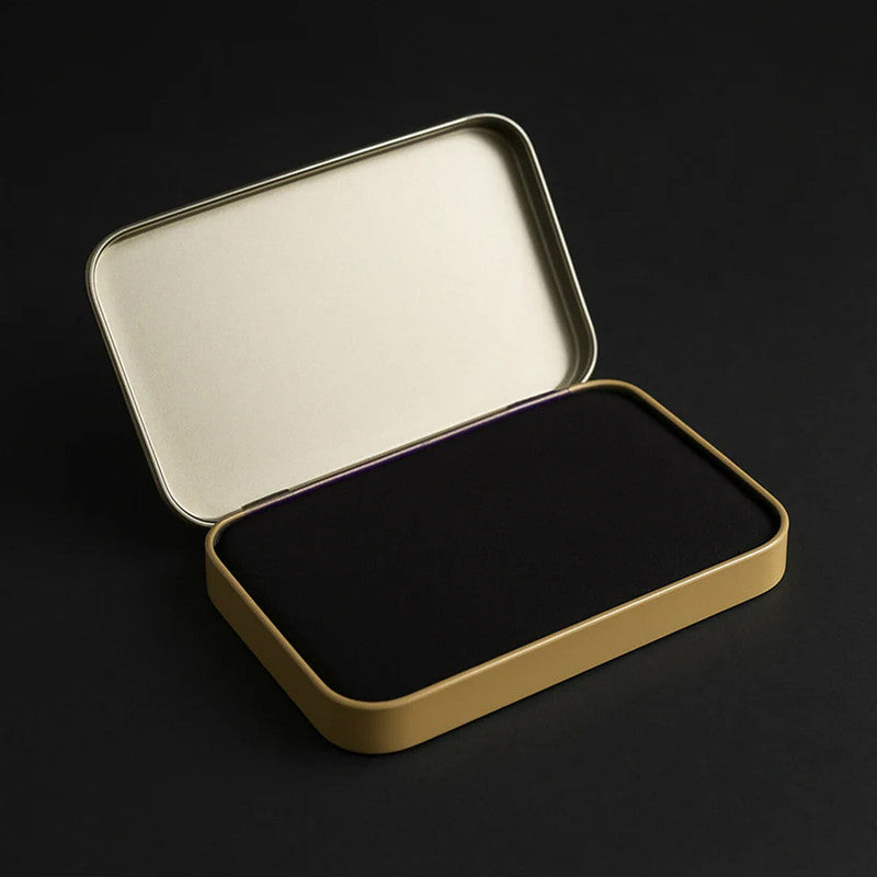 Camlin Small Violet Metal Stamp Pad – Long Lasting Ink Pad for Clear Impressions