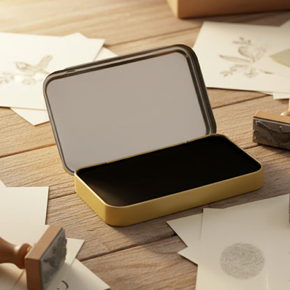 Camlin Small Violet Metal Stamp Pad – Long Lasting Ink Pad for Clear Impressions