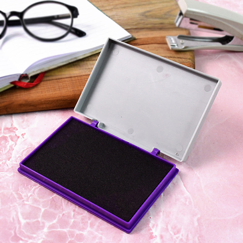 Camlin Deluxe Stamp Pad – Violet Color High-Quality Ink Pad for Crisp and Clear Impressions