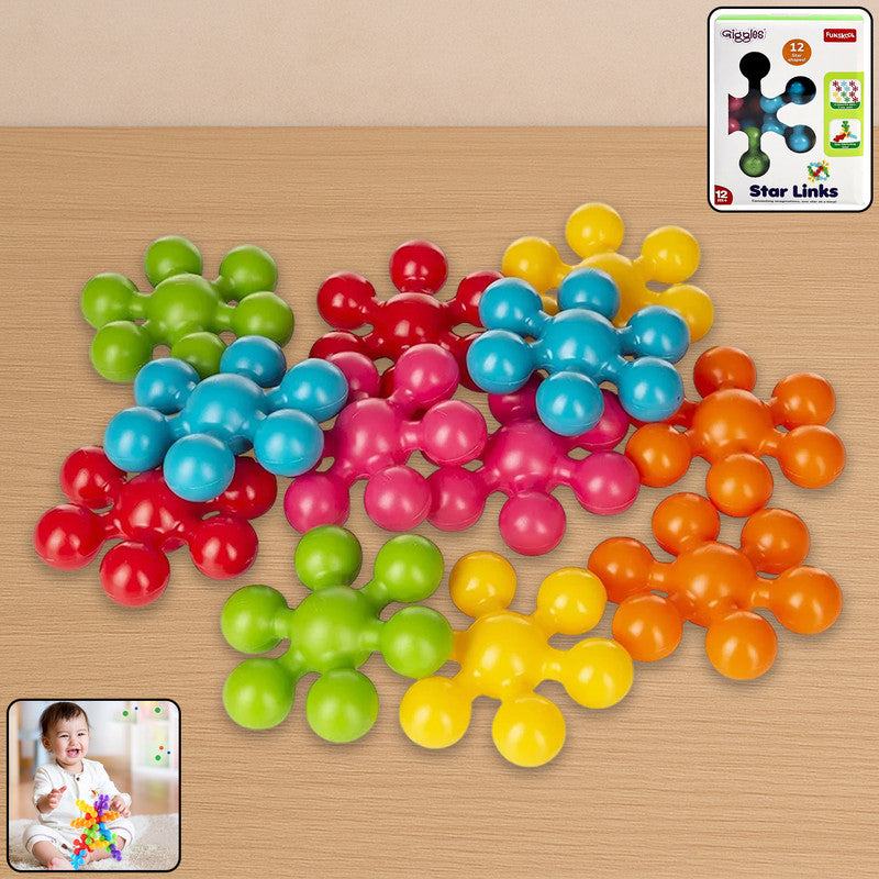 Star Links Building Toy Set for Kids – Colorful Interlocking Construction Pieces for Creative Play and Learning