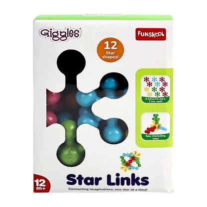 Star Links Building Toy Set for Kids – Colorful Interlocking Construction Pieces for Creative Play and Learning