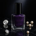 Purple Dazzle Glitter Nail Paint – Quick-Dry Sparkling Shine