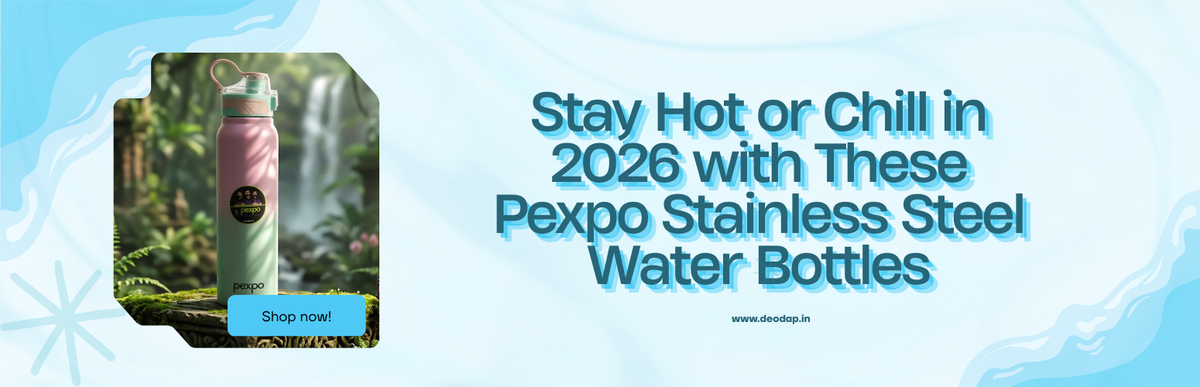 Stay Hot or Chill in 2026 with These Pexpo Stainless Steel Water Bottles