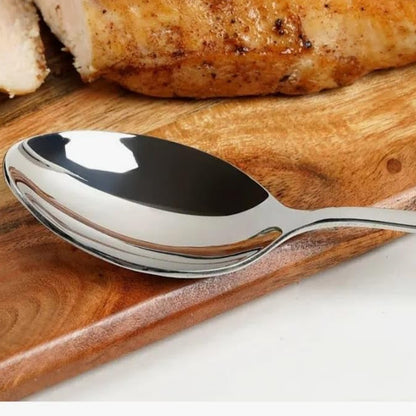 Apex Stainless Steel Baby Feeding Spoon Set with Round Bowl Tip (6 Pc)