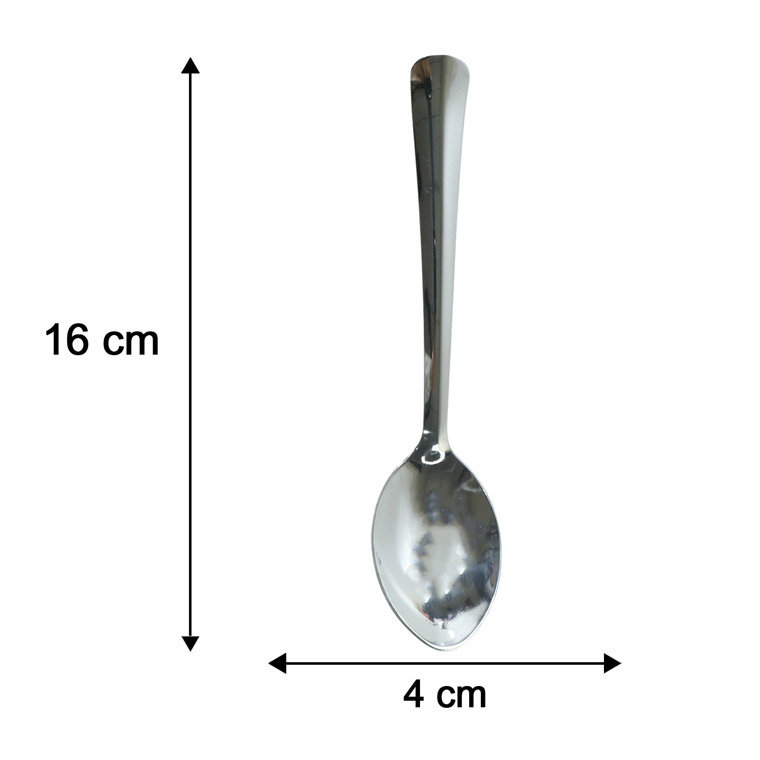 Apex Stainless Steel Baby Feeding Spoon Set with Round Bowl Tip (6 Pc)