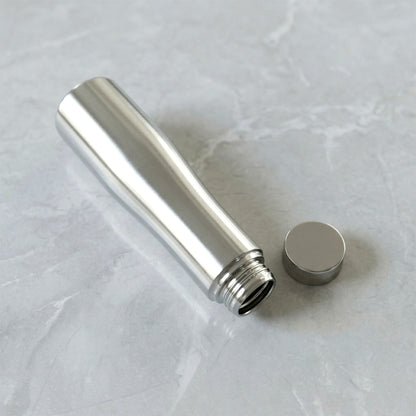 Portable stainless steel water bottle