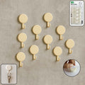 Self Adhesive Wall Hooks – No Drill, Strong Hold 10 Pack