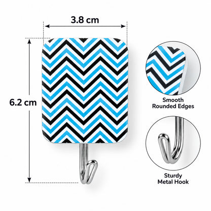 Self Adhesive Cartoon Wall Hooks for Home Doors and Wardrobes (2 Pc)