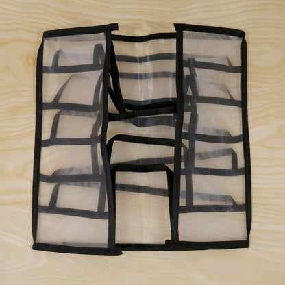 Six section laundry organizer loose packing live photo