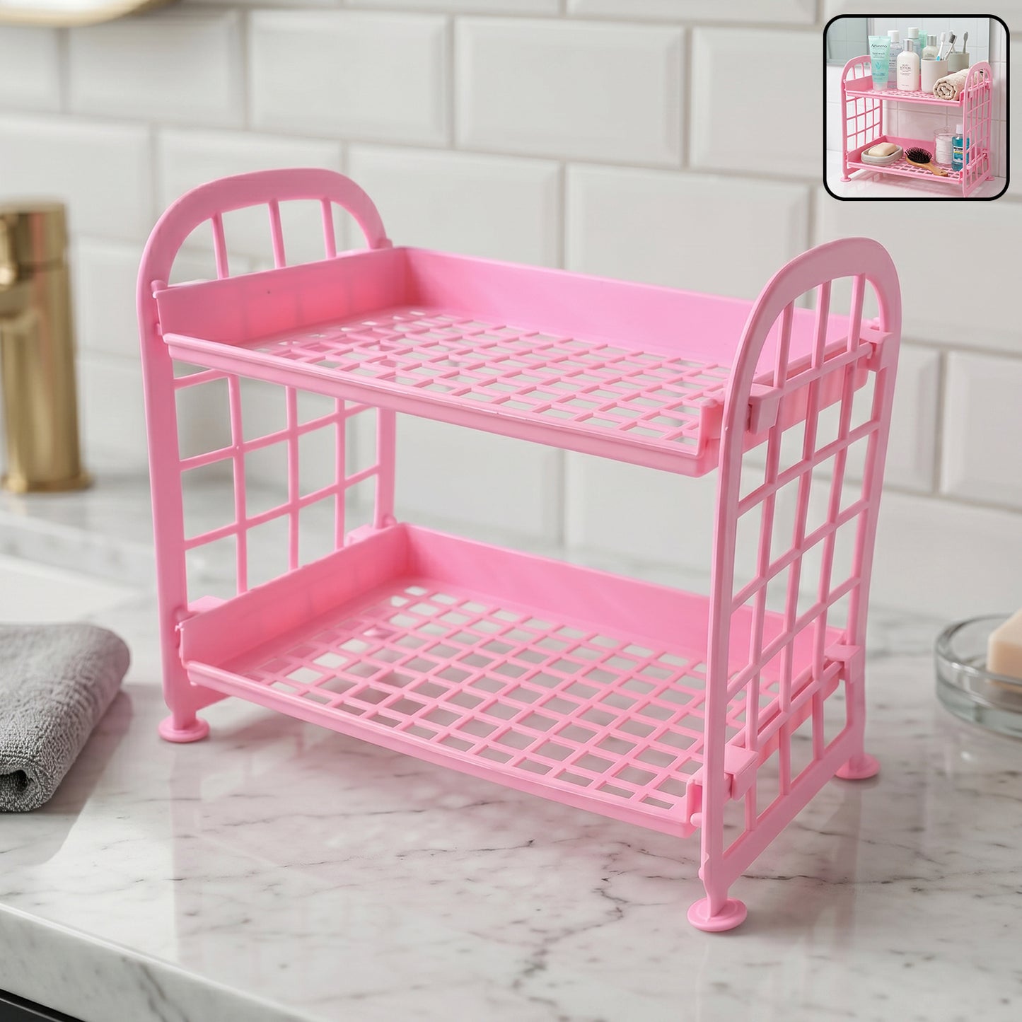 2 layer rack multipurpose use