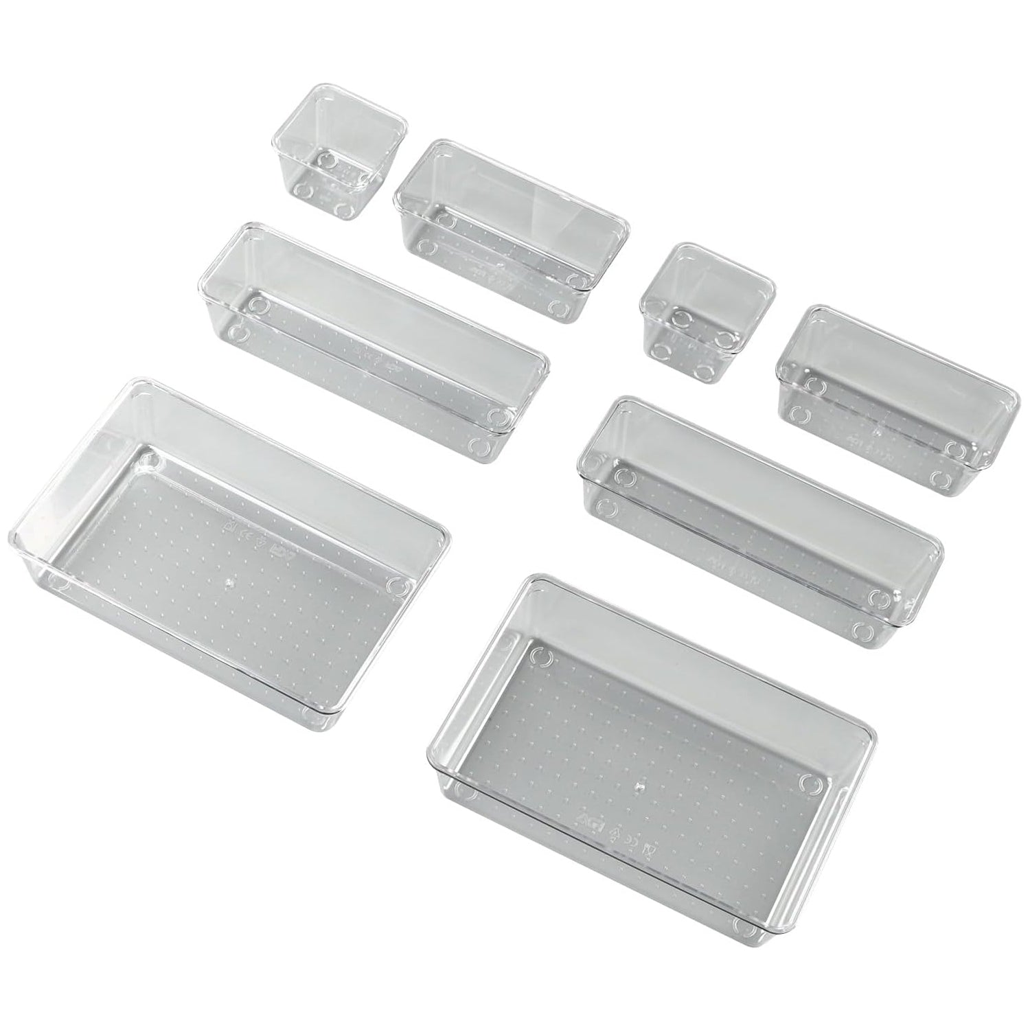 kitchen drawer storage tray set