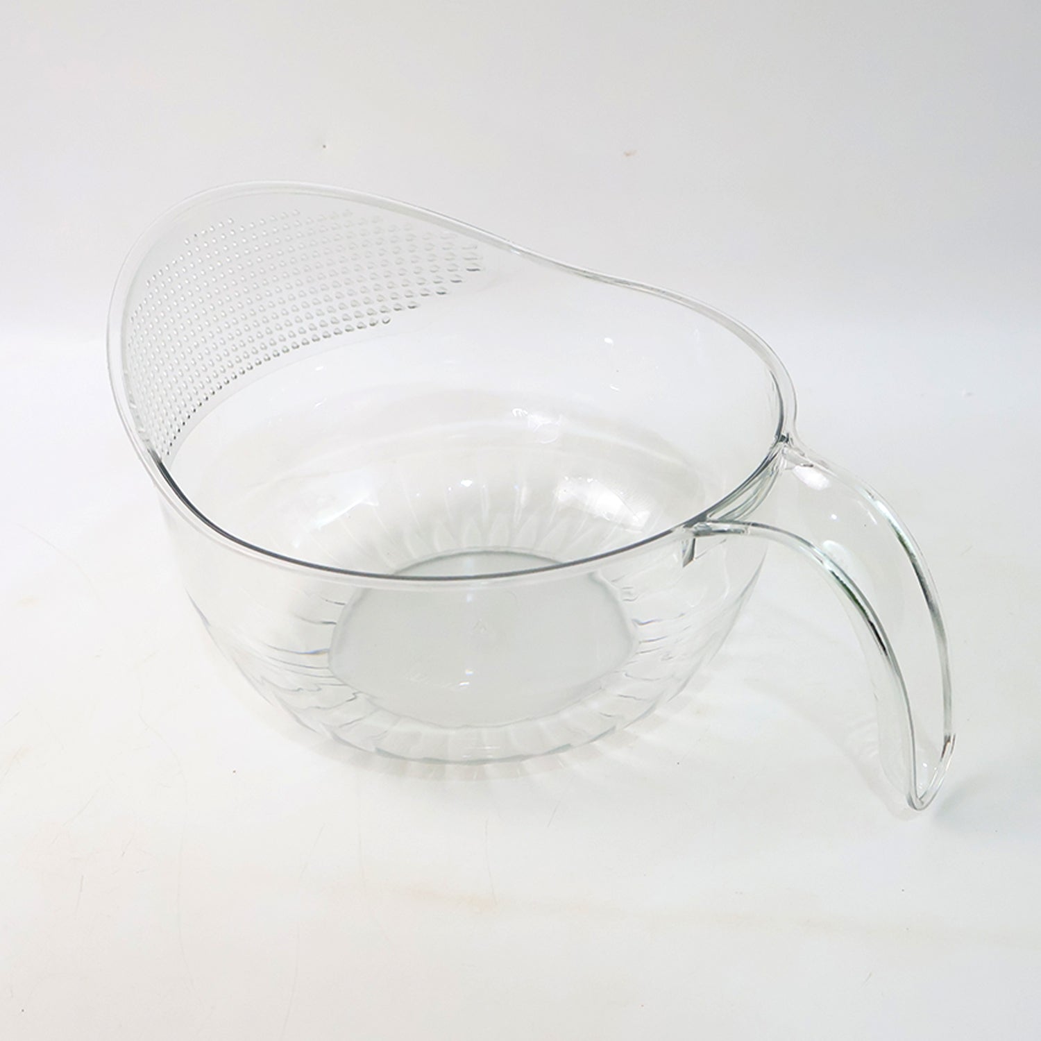 Supermom Multipurpose Transparent Plastic Bowl / Basket with Handle (1 Pc)