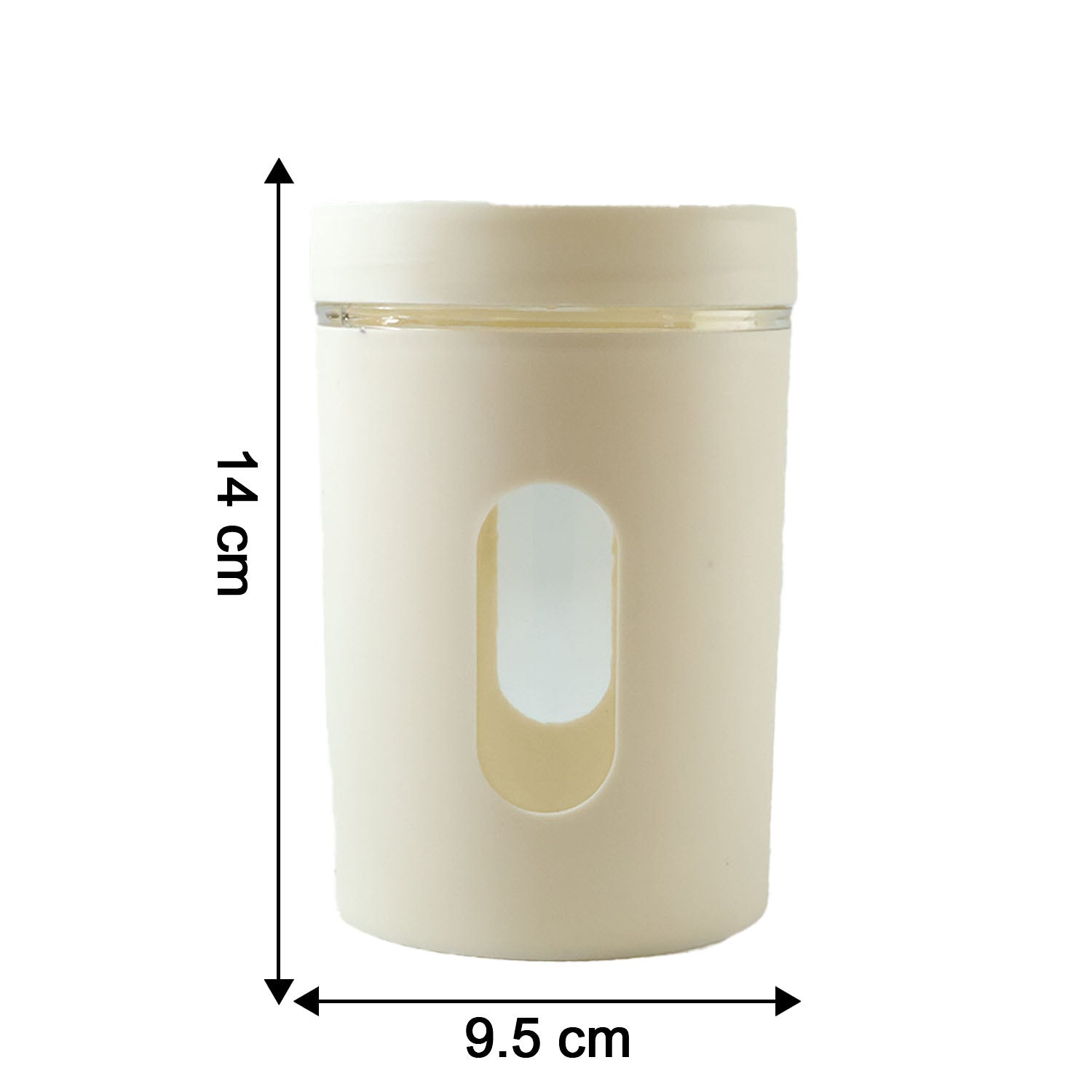 Stackable food storage jars with lid