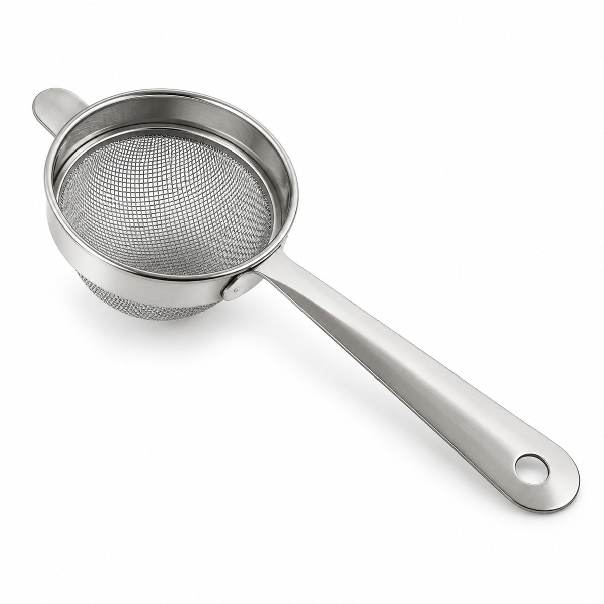 Apex Stainless Steel Tea Strainer with Long Handle, Fine Mesh Chai Chalni (1 Pc)