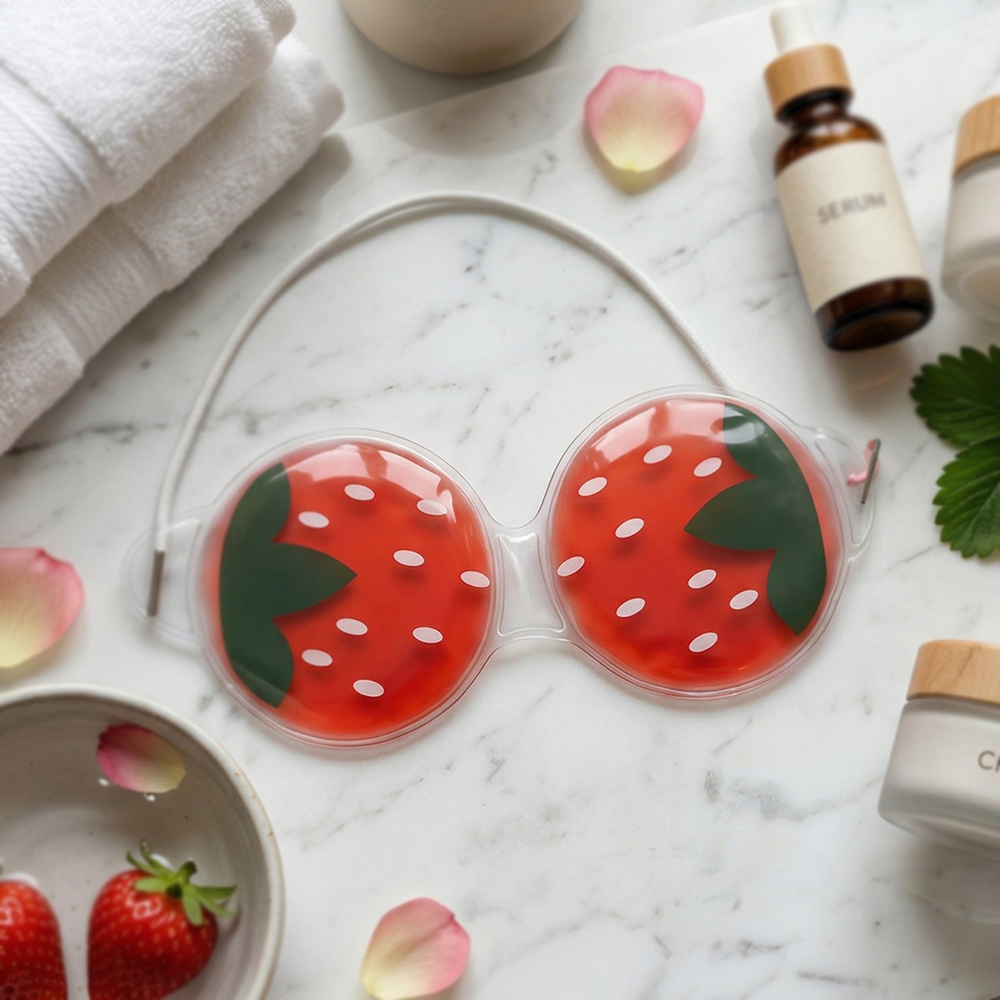 Reusable Eye Cooling Gel Eye Mask (1 Pair, Mix Gel Mask)