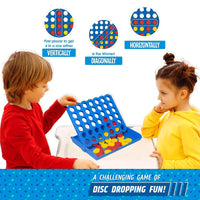 Funskool Strike 4 – Classic Disc Dropping Strategy Game for Kids & Family
