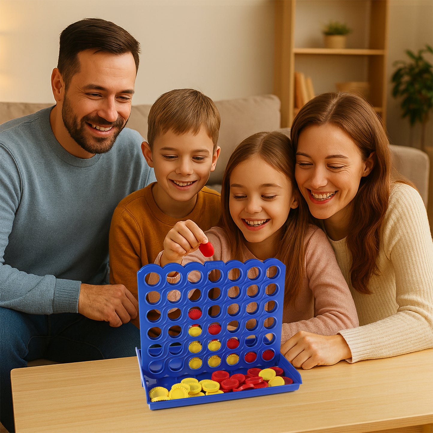 Funskool Strike 4 – Classic Disc Dropping Strategy Game for Kids & Family