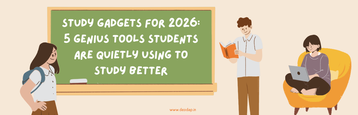 Study Gadgets for 2026: 5 Genius Tools Students Are Quietly Using to Study Better