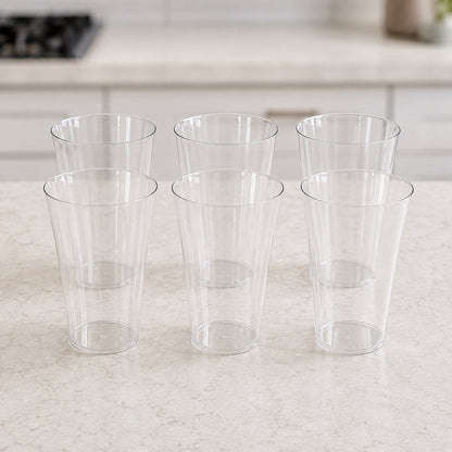 Plastic Juicy Glasses Set – 300ml Unbreakable | Serve Stellar