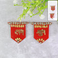 Shubh Labh Wall Hangings – Traditional Decorative Set of 2 for Prosperity