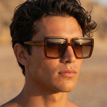 Stylish Oversized Square Sunglasses for Men and Women Mix Design (1 Pc)