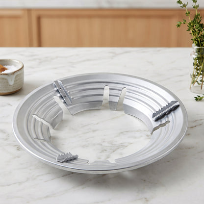 Gas Stove Burner Stand, Stainless Steel Wok Support Ring and Trivet (1 Pc)