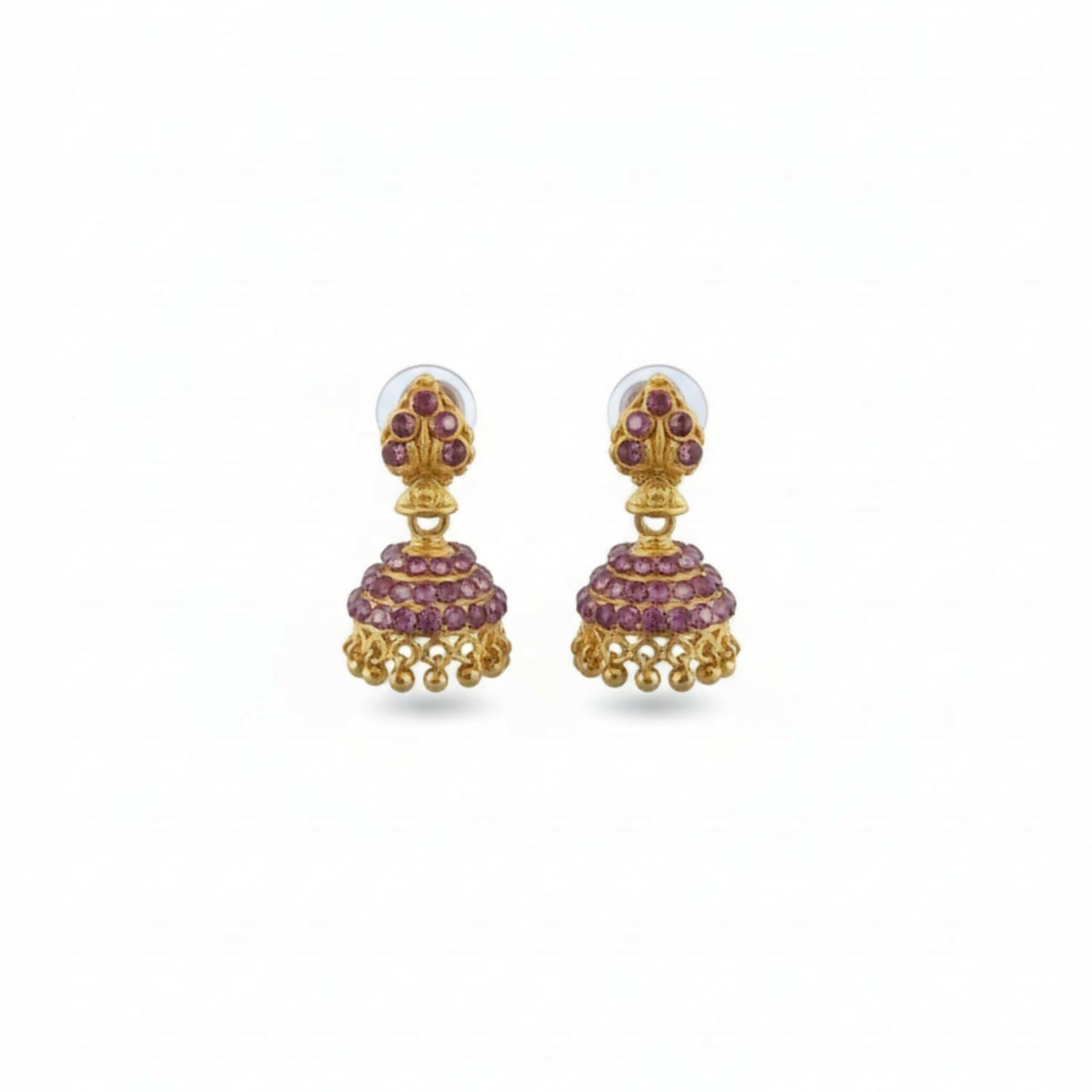 Premium Golden Traditional Jhumka | Stylish Ethnic Jewellery