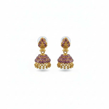 Premium Golden Traditional Jhumka | Stylish Ethnic Jewellery