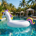 Kids Inflatable Unicorn Swim Ring – Durable Pool Float with Handles