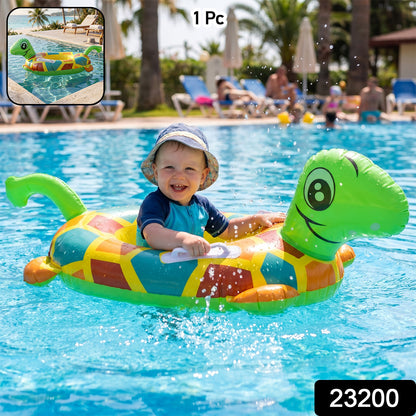 turtle design kids swim ring pool float inflatable