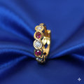 Ruby Nosepin Hoop – Gold Plated Elegant Nose Ring for Women