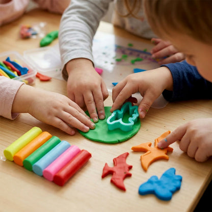 Bright vibrant clay colors in the Nara modelling clay set