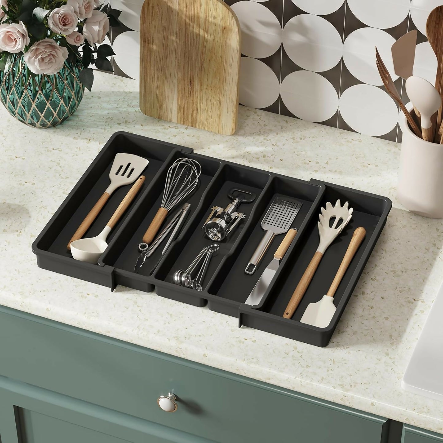 Utensil Organizer for Kitchen Drawers