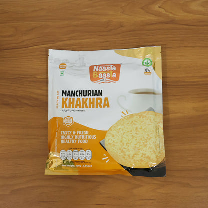 Naasta Baasta Manchurian Khakhra Healthy & Delicious Ready to Eat Crispy Fusion Snack(200gm)