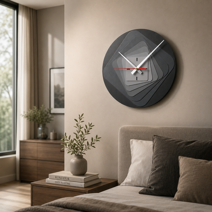 Clock 7 Layer Grey 6