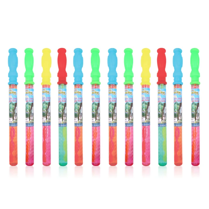 Vibrant bubble wands ideal for holiday and birthday celebrations.