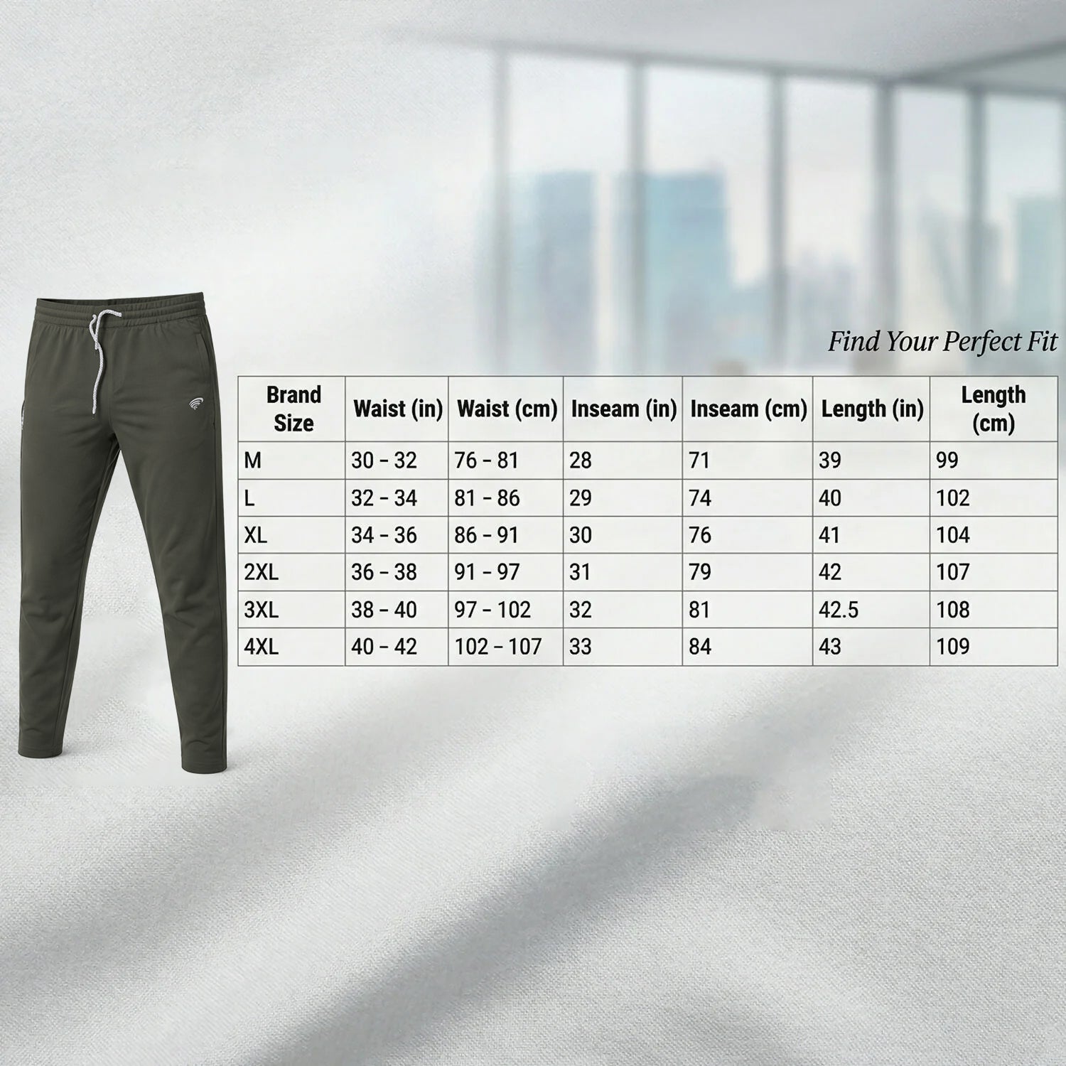 Men’s Premium Slim Fit Track Pants Stretchable Comfortable Gym Jogging Wear