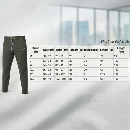 Men’s Premium Slim Fit Track Pants Stretchable Comfortable Gym Jogging Wear