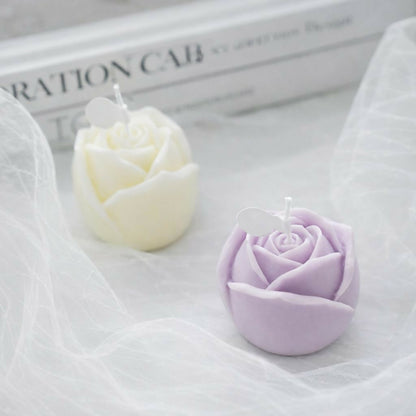 Rose Shape Scented Candle Single Piece Decorative Candle(Any color)
