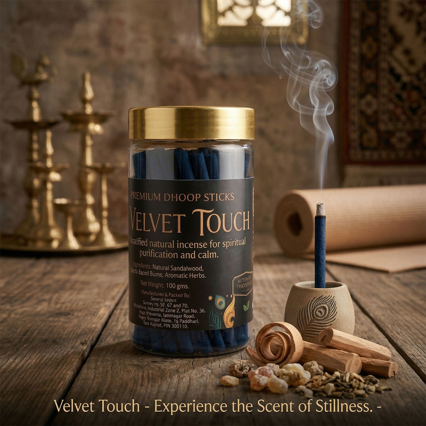 Velvet Touch Sandalwood Dhoop Sticks pack