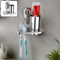Toothbrush Holder – Modern Stainless Steel Bathroom Organizer