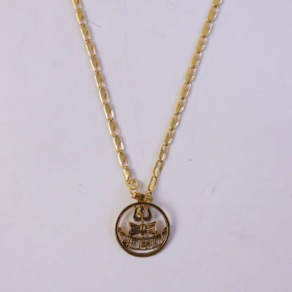 Styled Mahakal pendant necklace suitable for religious and festive wear