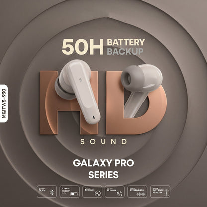 Galaxy Pro Series Wireless Bluetooth Earbuds (1 Pc, Mix Color)