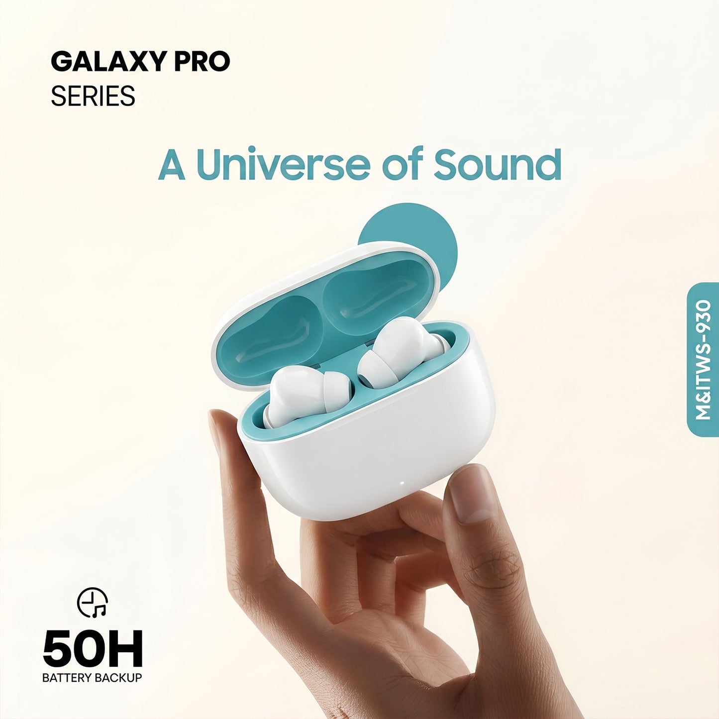 Galaxy Pro Series Wireless Bluetooth Earbuds (1 Pc, Mix Color)