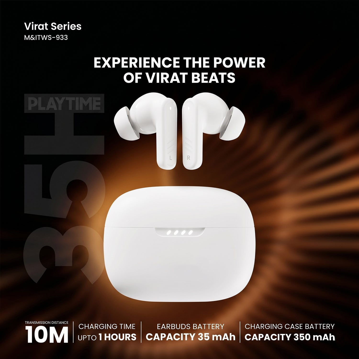 Virat Series Wireless Bluetooth Earbuds (1 Pc)