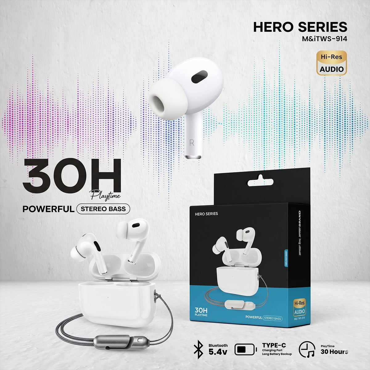 Wireless Bluetooth Earbuds by Wireless - Image 4